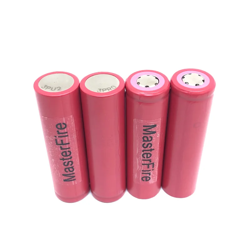 MasterFire 4pcs/lot Original UR18650AA 2200mah 18650 Rechargeable Lithium Battery LED Flashlights Headlamps Batteries Cell