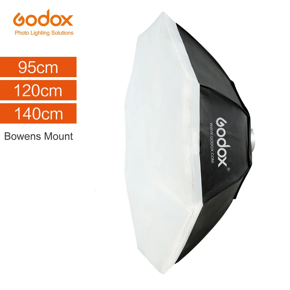 Godox 95cm 120cm 140cm Octagon Softbox Flash Speedlite Studio Photo Light Soft Box with Bowens mount MS200 MS300 SK400II QT600II