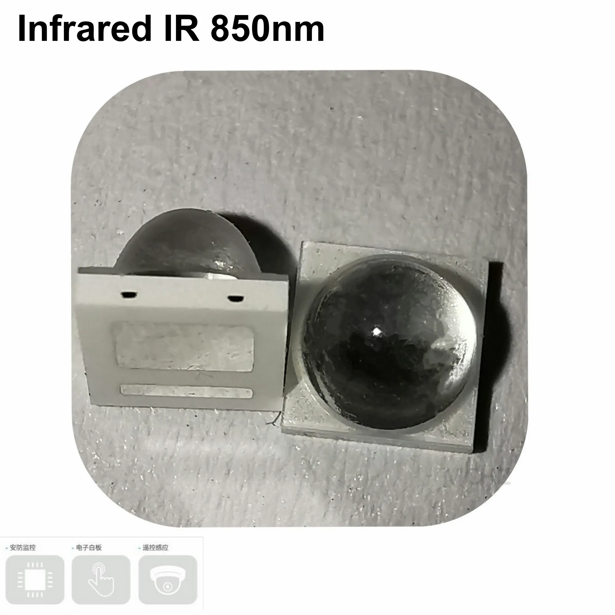 

100PCS 1W Universal pad 3535 3030 3528 2835 Infrared IR 850nm High Power LED Emitter Diode 60 Degree Luminescence Angl