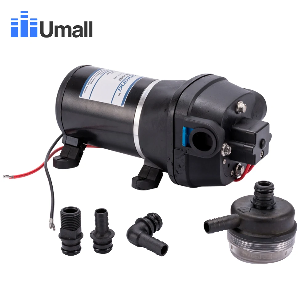 

FL-40 Horizontal low voltage electric DC 12v diaphragm water pump self-priming food grade oil pump for Fishing boat yacht