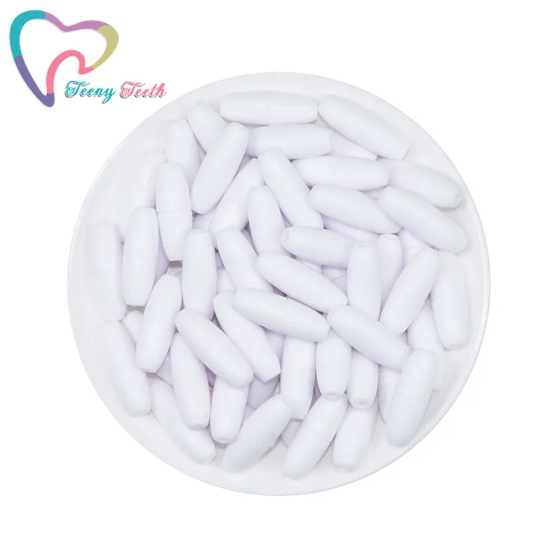 

Teeny Teeth 20PCS White DIY Necklace Plastic Breakaway Clasps Plastic Closure Break Away Safety Clasps For Silicone Baby Jewerly