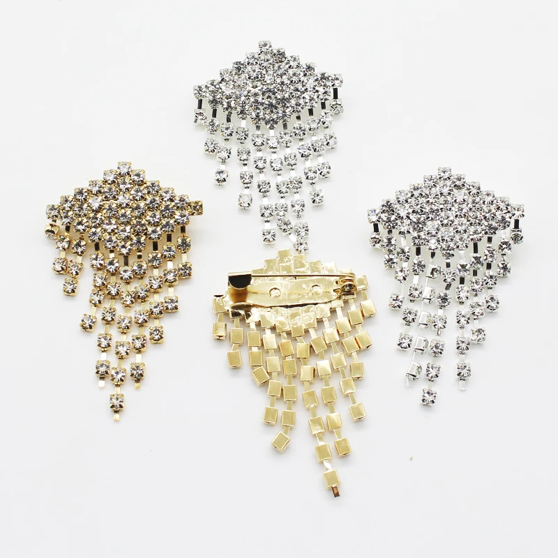 5PCS Rhinestone Brooches Buttons DIY Handwork Used for Clothing Gift Box Decoration Accessories