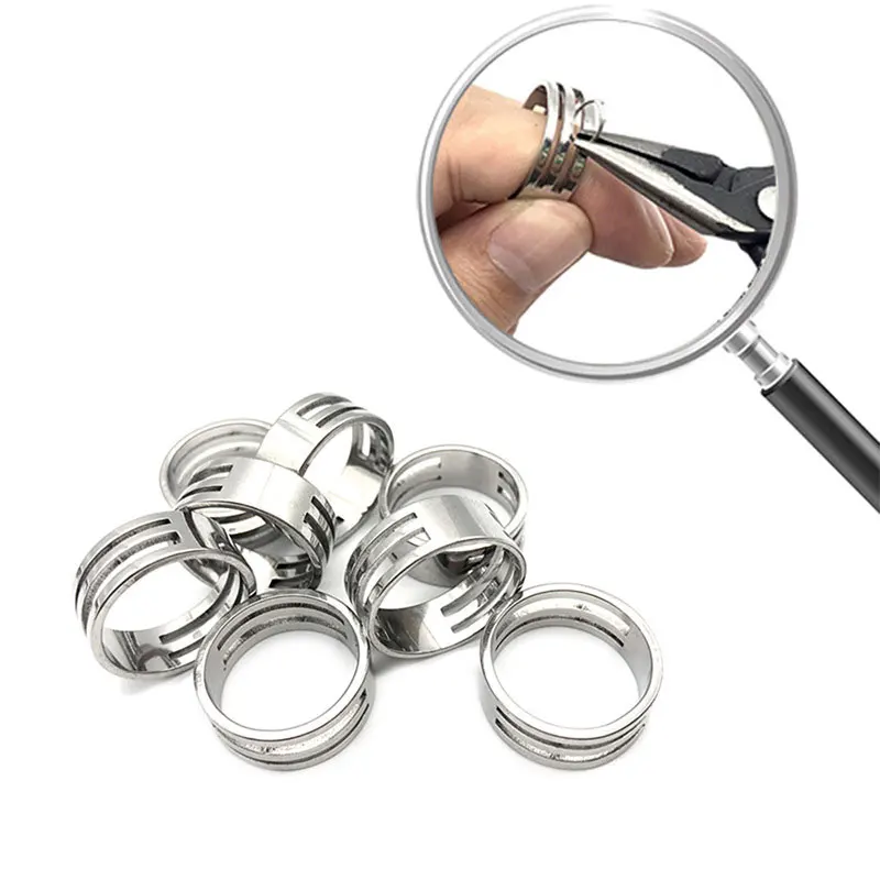 

Stainless Steel Jump Ring Opening Closing Finger diy Jewelry Tools Round Circle Bead Plier for jewelry making Tool HXD