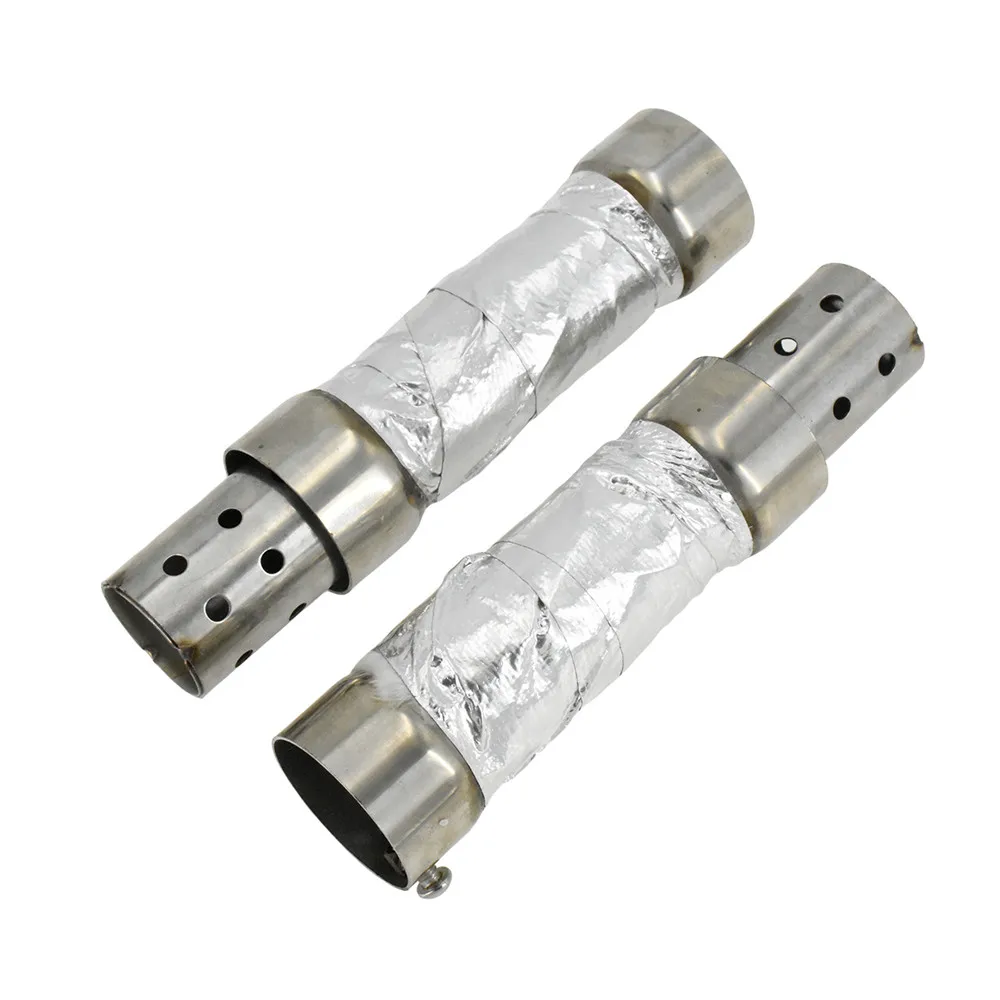 Motorcycle Sideshots Exhaust System and Quiet Baffle Shortshots For Harley Softail Duals Softail Duals Shortshots Staggered