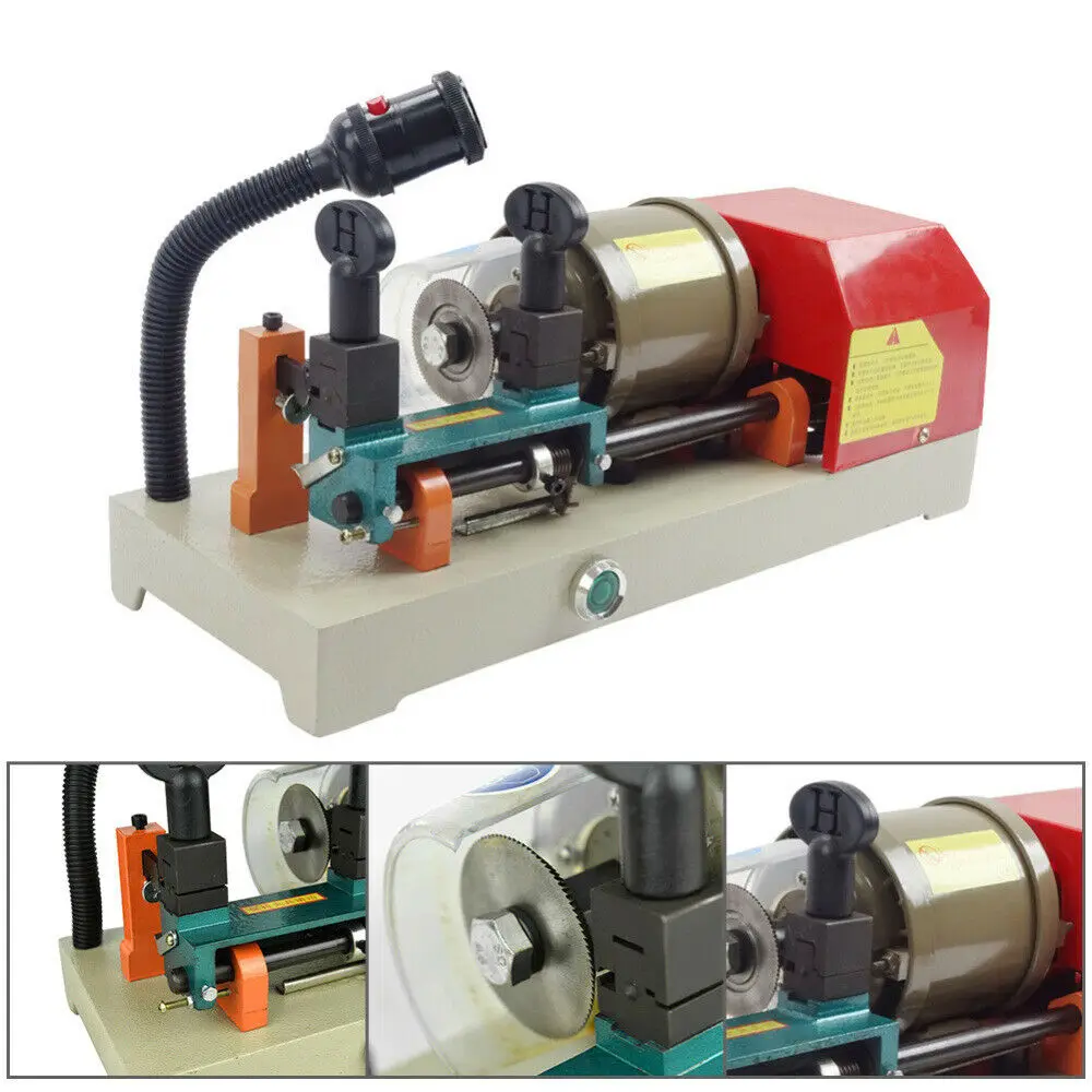 Horizontal Cutter Cutting Engrave Duplicating Copy Machine Key Guide Reproducer Reproducing 220V