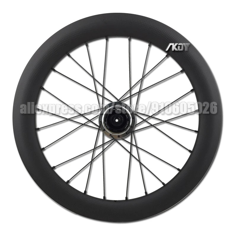 Carbon Fiber 18 Inch Wheel Set 25mm Clincher Carbon Wheels 18 355 Disc Brake 8/9/10/11 Speed 18\