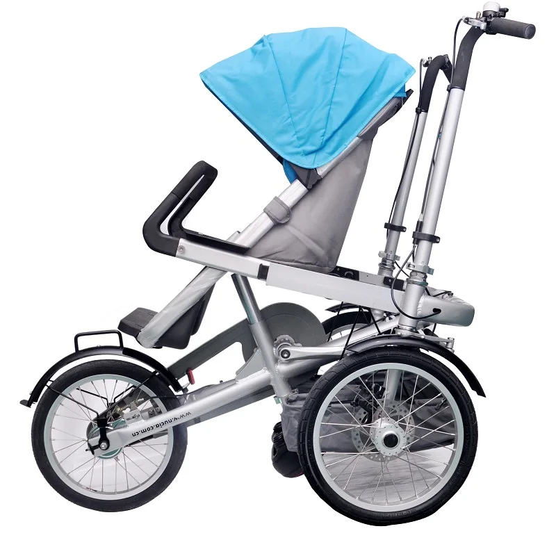 Taga Wandelwagen Fiets Moeder Baby Fiets 3Speed Aluminium Frame Fiets Wandelwagen