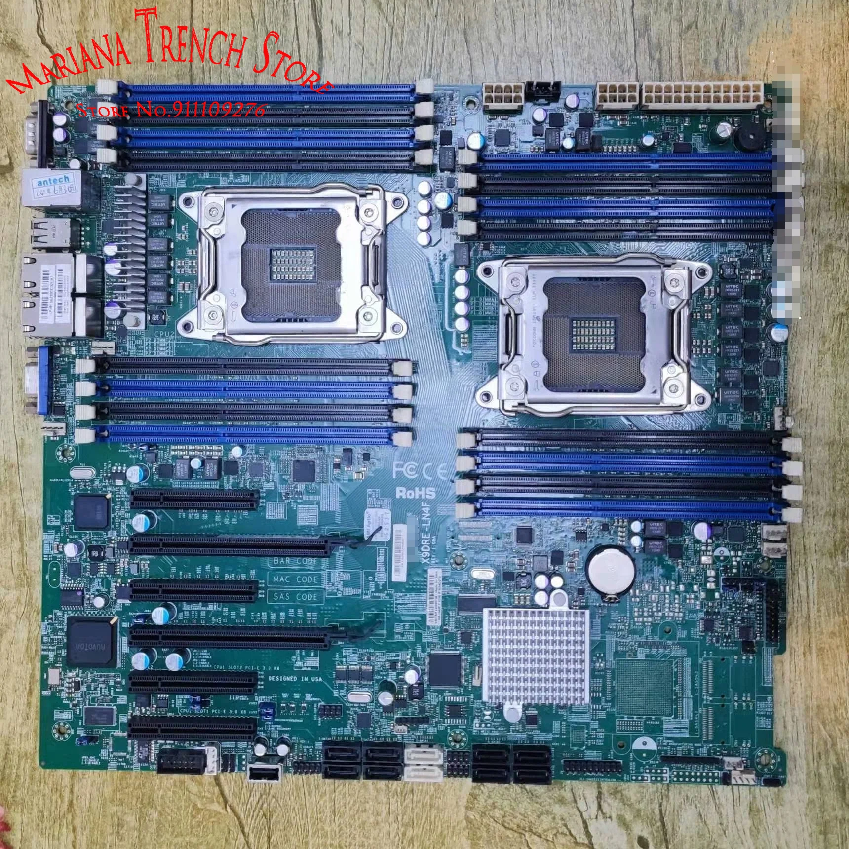 

X9DRE-LN4F for Supermicro Motherboard LGA2011 E5-2600 Family ECC DDR3 8x SATA2 and 2x SATA3 Ports