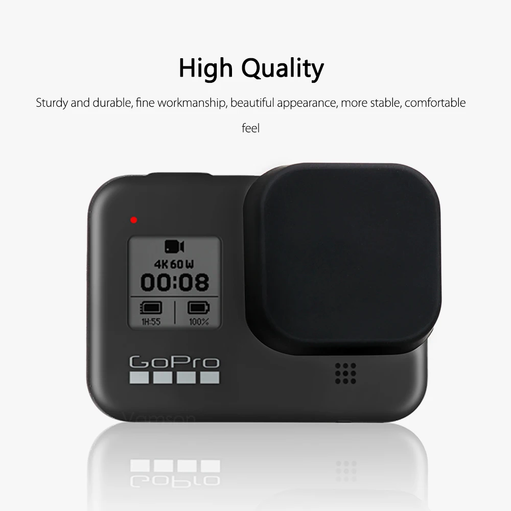 Vamson Protective Cap for GoPro Hero 8 Black Action Camera Protector Lens Cap Cover for Go pro 8 Action Camera Accessory VP721