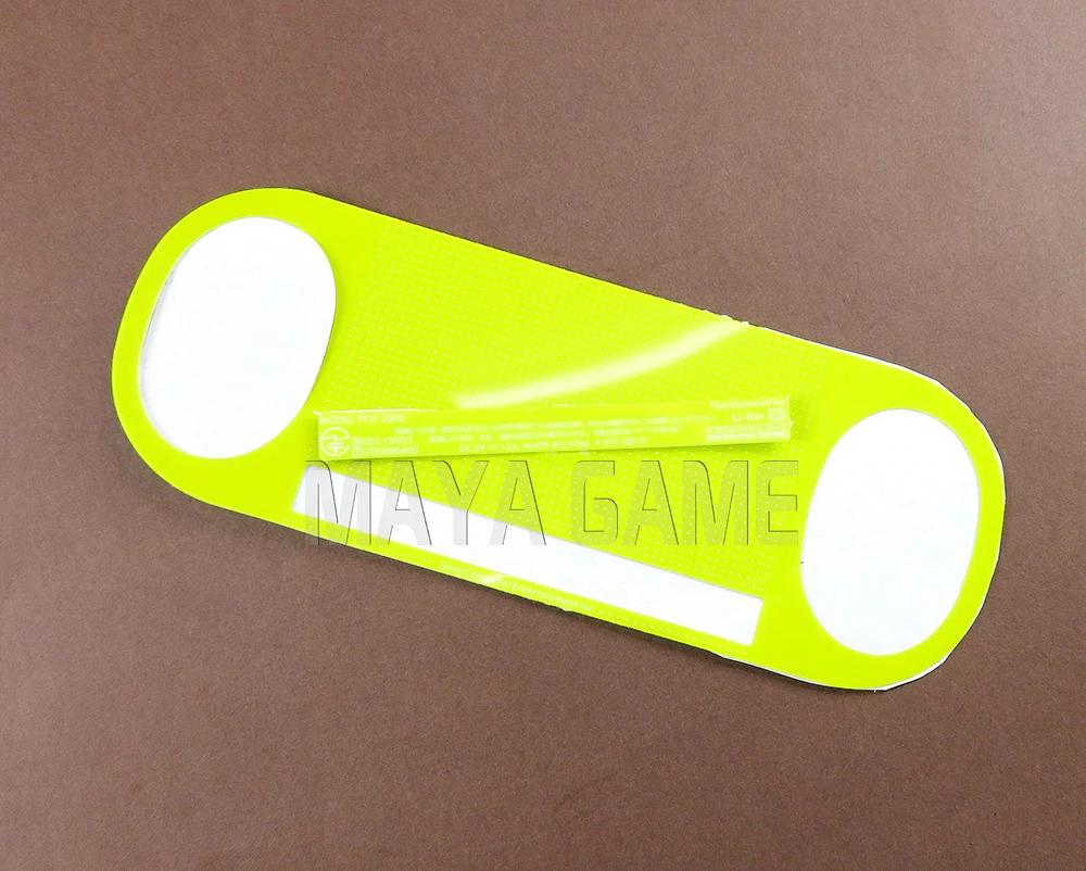 สติกเกอร์สำหรับ PSV2000ป้ายสติ๊กเกอร์ป้ายกำกับกลับ Faceplate ด้านหลังป้ายสำหรับ Psvita 2000