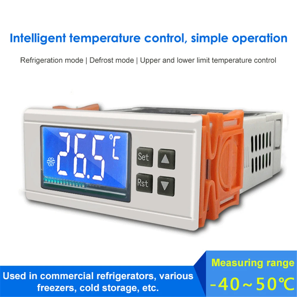 STC-8080A+ Digital Temperature Controller Refrigerator Thermostat Automatic Defrost Timer Alarm Function 12V 24V 220V