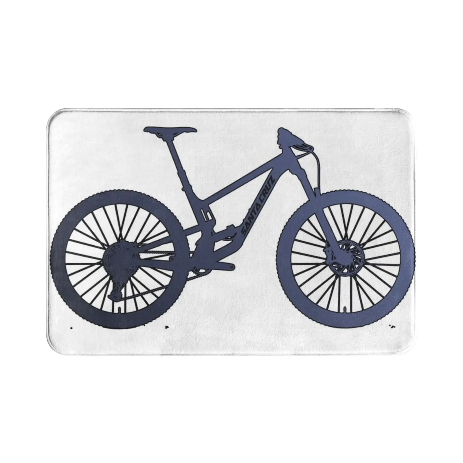 Hightower Mountain Bike ( Blue ) Carpet Mat Rug Cushion Soft Mountain Bike Mtb Bike Bicycle Dream Vector Downhill