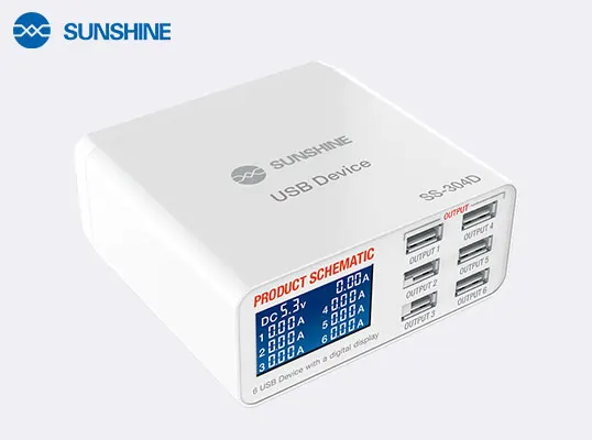 Imagem -04 - Relife 304p Ss304d Ss-304q Inteligente Portas Usb Display Digital Relâmpago Carregador para Iphone Samsung Huawei Xiao Vivo Opop
