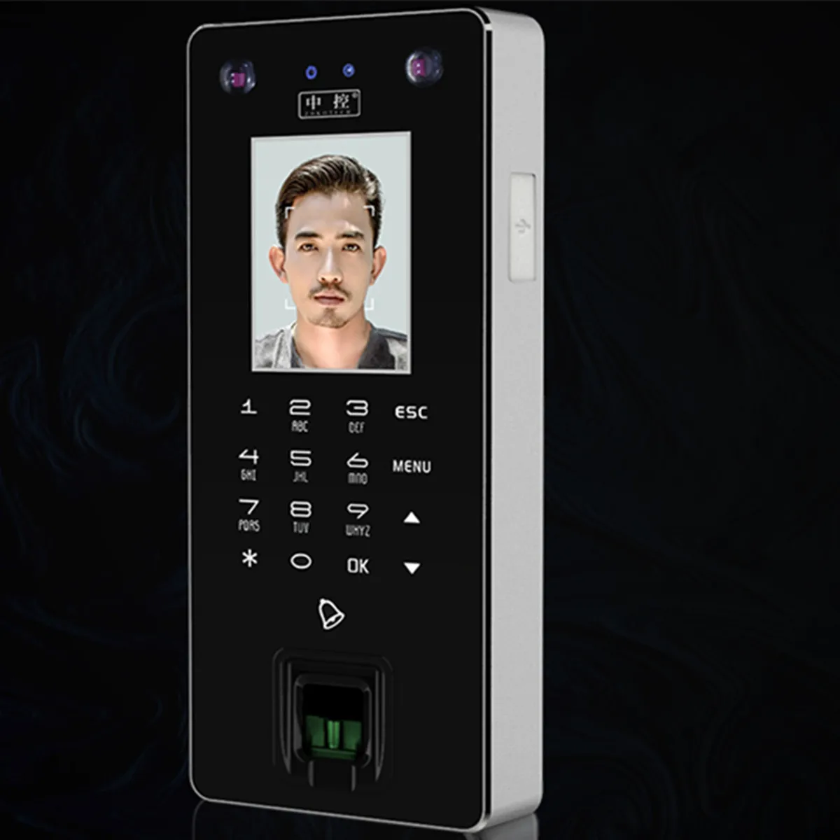 2.8 Inch Face+ Fingerprint+ID Card  Time Attendance Machine Door Access Control System