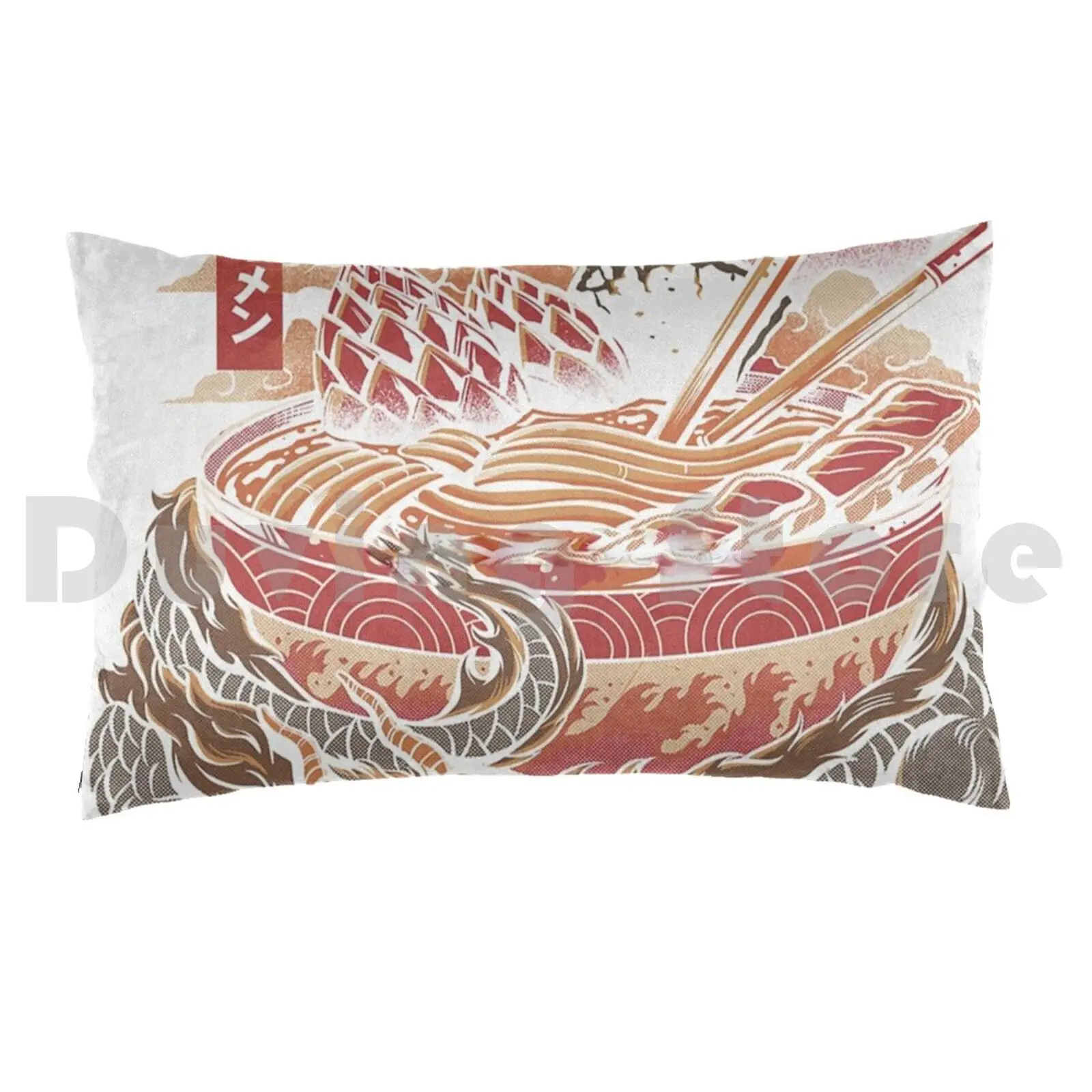 كيس وسادة بدون عنوان مطبوع 50x75 الآسيوية دريك الأحمر أسطورة الثعابين الأسطورية الحيوان التنين الطوطم دراغون هدية