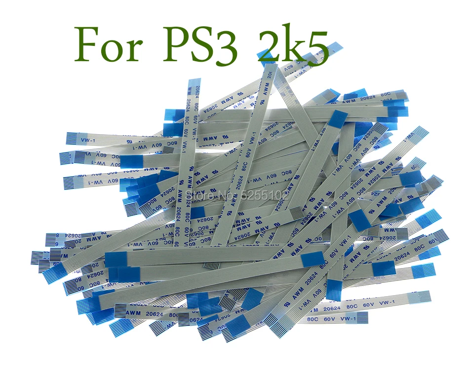 500 قطعة السلطة على إيقاف التبديل إعادة تعيين كابل الشريط 6pin 10pin 4K 4000 ل ps3 سليم 2000 2500 3000 2K 3K 2.5K كابل الشريط الطاقة