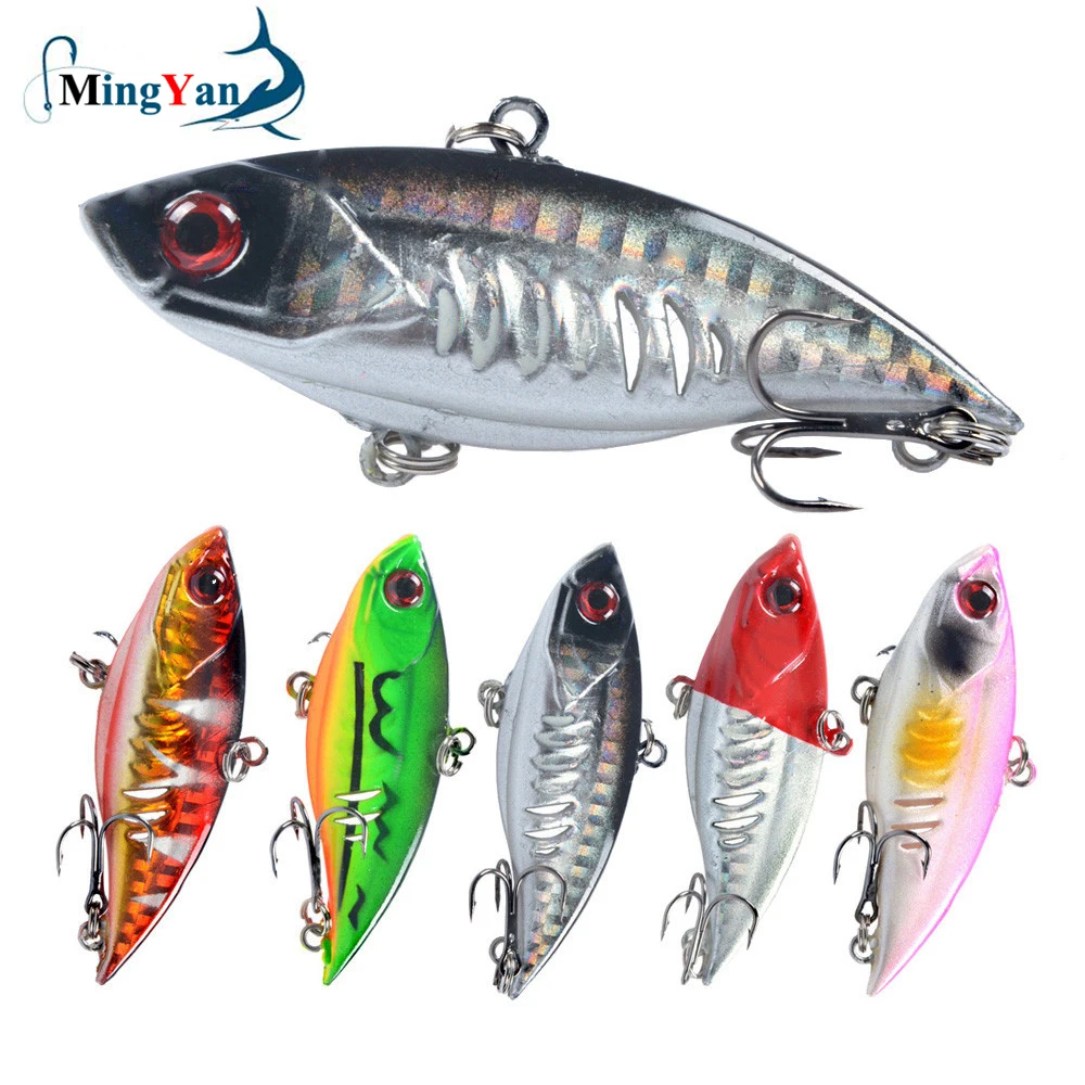 1pcs Fishing Lures 6.5cm 11g VIB Bait Artificial Make 5 Colors Available Bass Crankbait Wobblers Fishing Tackle Pesca