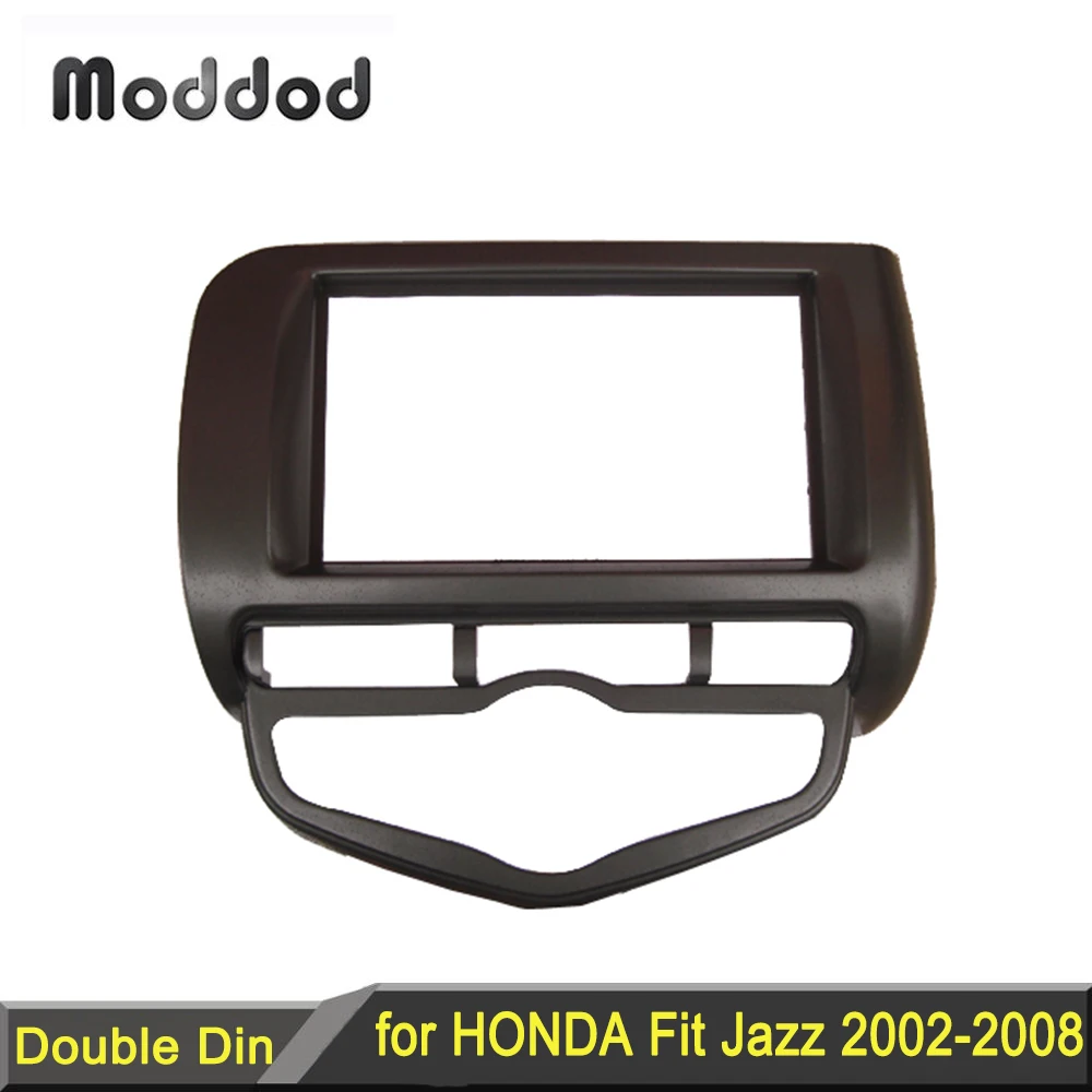 

Double Din Audio Fascia for HONDA Jazz Auto Air Condition LHD or RHD Radio GPS DVD Stereo Panel Dash Installation Trim Kit Frame