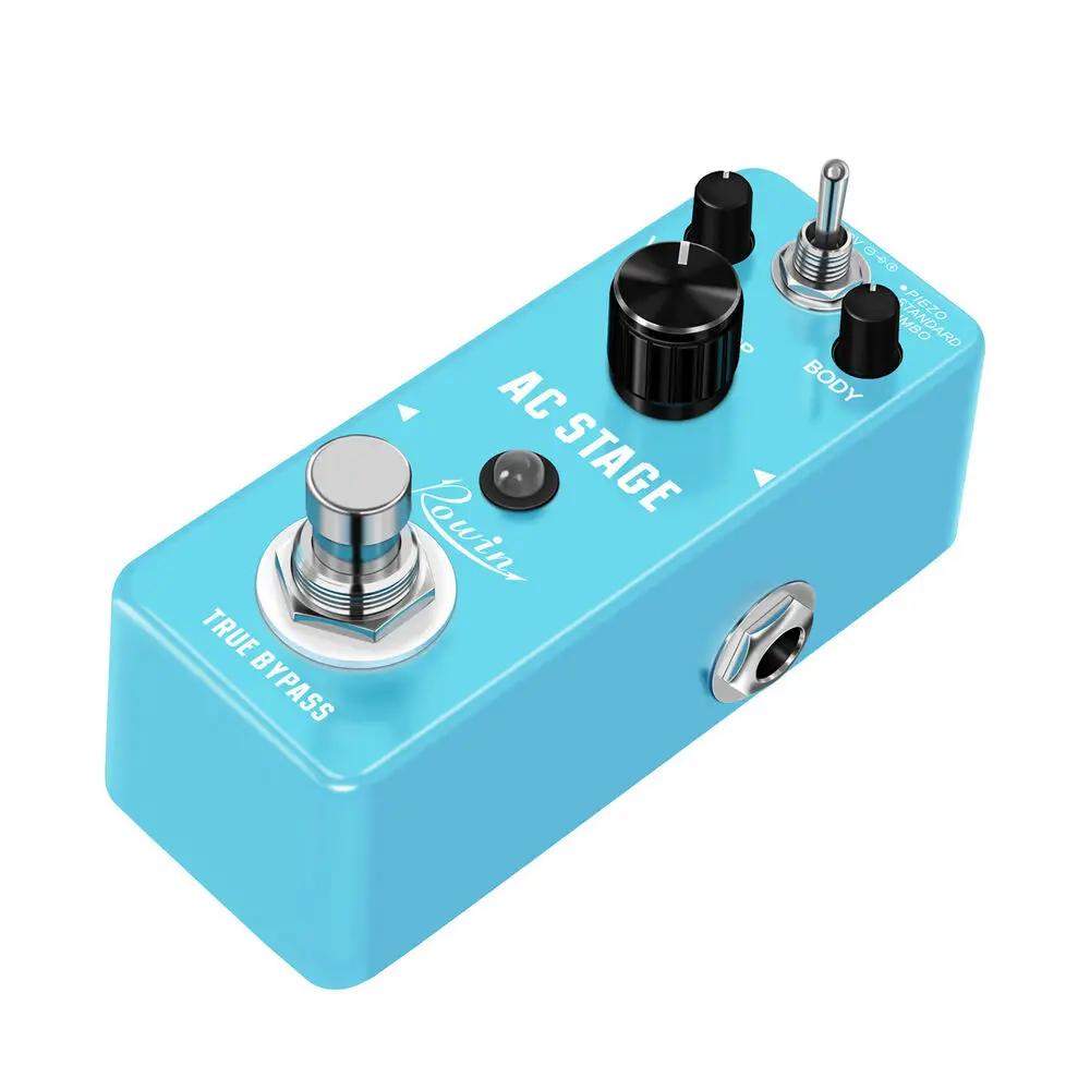 Rowin střídavého jeviště kytara multieffect pedál analogová akustická piezo předpis hudební příslušenství fuzz pedál klip narušení pedalboard