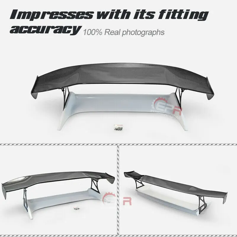 

For Honda NSX NA1 NA2 VTX4 Type Carbon Fiber Rear GT Wings Spoilers +FRP Unpainted Trunk Spoiler Trim Bodykits