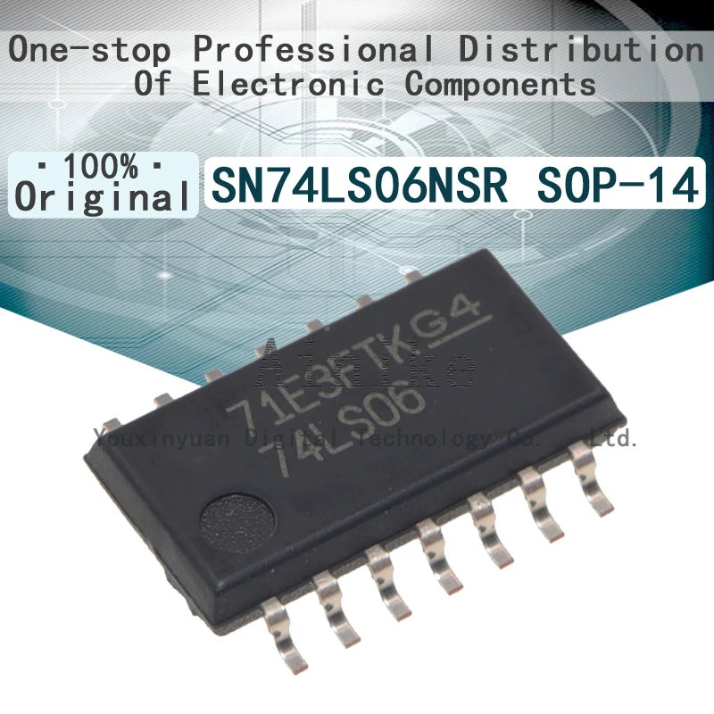 10/Pcs New Original SN74LS06NSR 74LS06 SOP-14 5.2MM Six inverting buffer IC chip SOIC-14