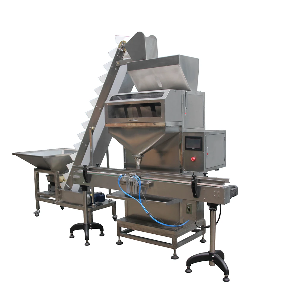 5 - 6000g automático que pesa a soja da máquina de enchimento do grânulo, arroz, produto comestível ss304 da máquina de enchimento da grão