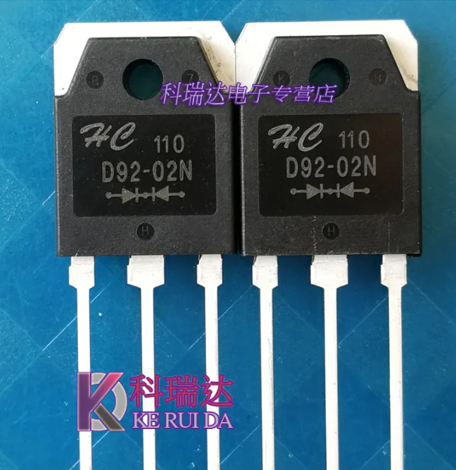 Mxy 10PCS D92-02N  D9202 20A 200V TO3P 10PCS LOW LOSS SUPER HIGH SPEED RECTIFIER welding dedicated switching  supply