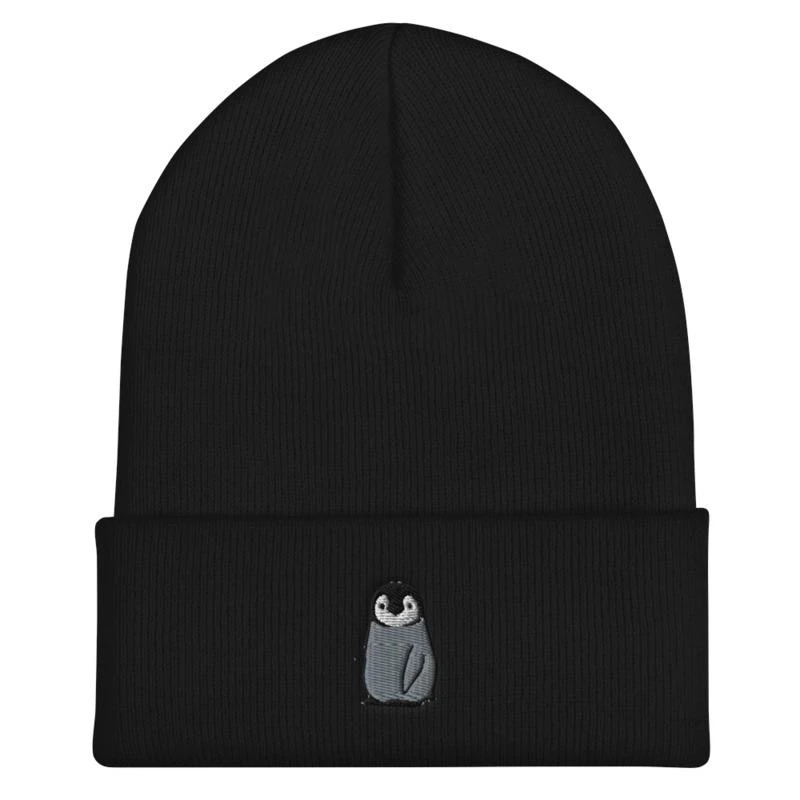 WZCX Penguin Cartoons Embroidery Beanie Skull Cap Outdoor Keep Warm Unisex Hip Hop Elasticity Women Winter Hat Ski Cap