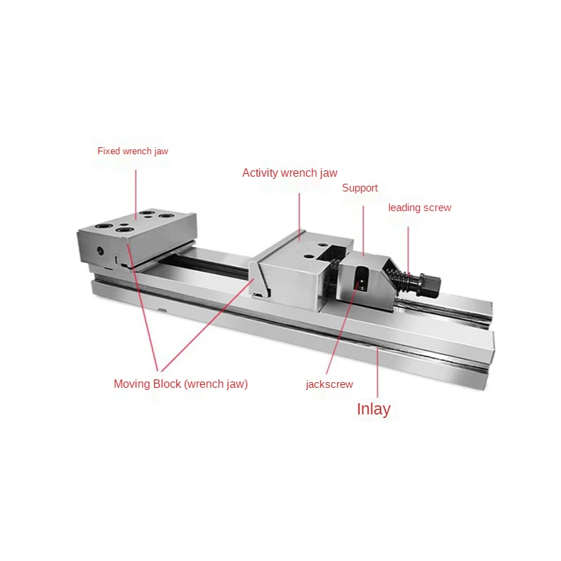 Imagem -02 - Polegada de Alta Precisão Manual Plana Vice Tool Maker Torno para Cnc Moagem Fresadora Gt125