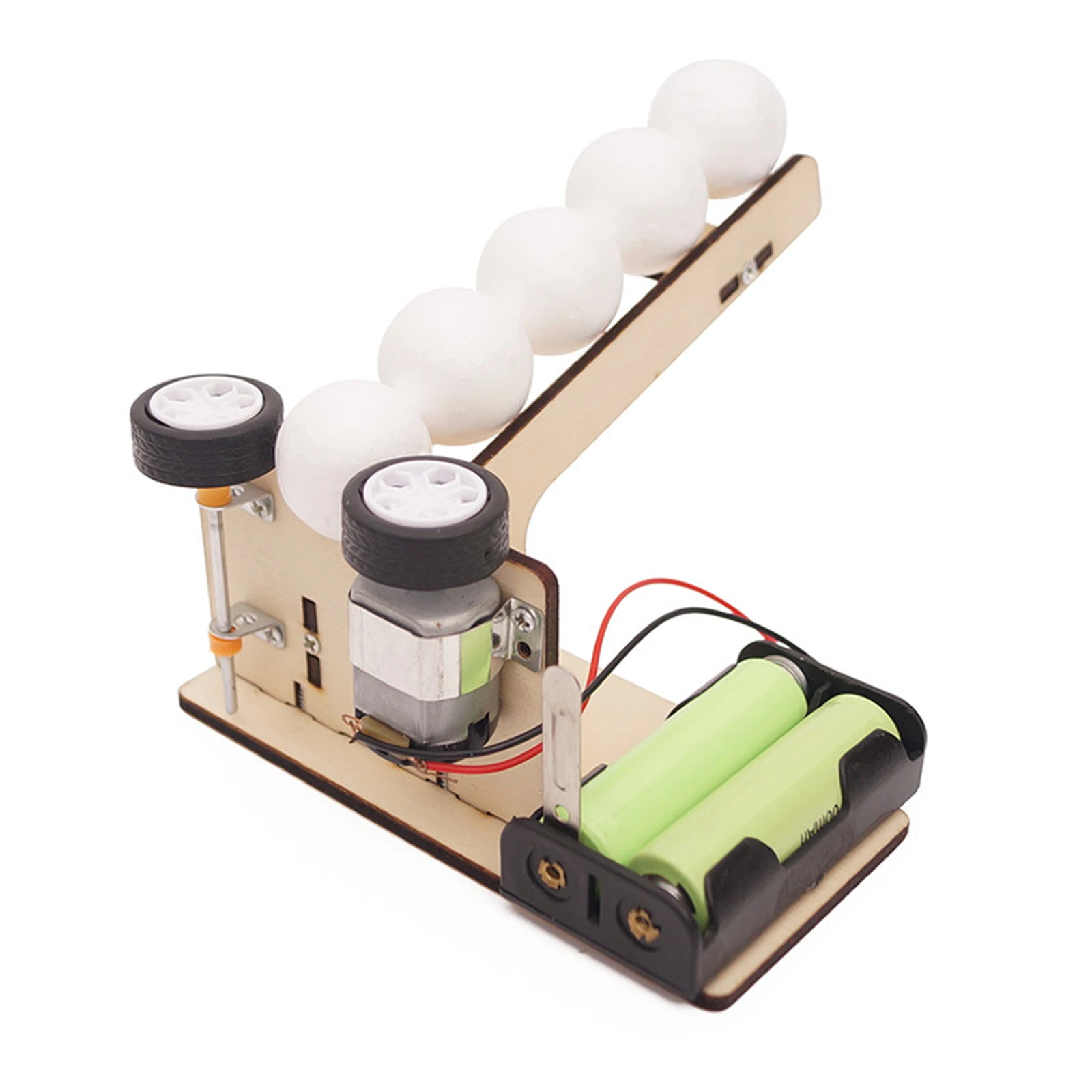 Kinderen Speelgoed Ambachtelijk Ball Machine Houten Model Diy Materiaal Accessoires Wetenschap School Project En Technologie Stem Voor Childrens