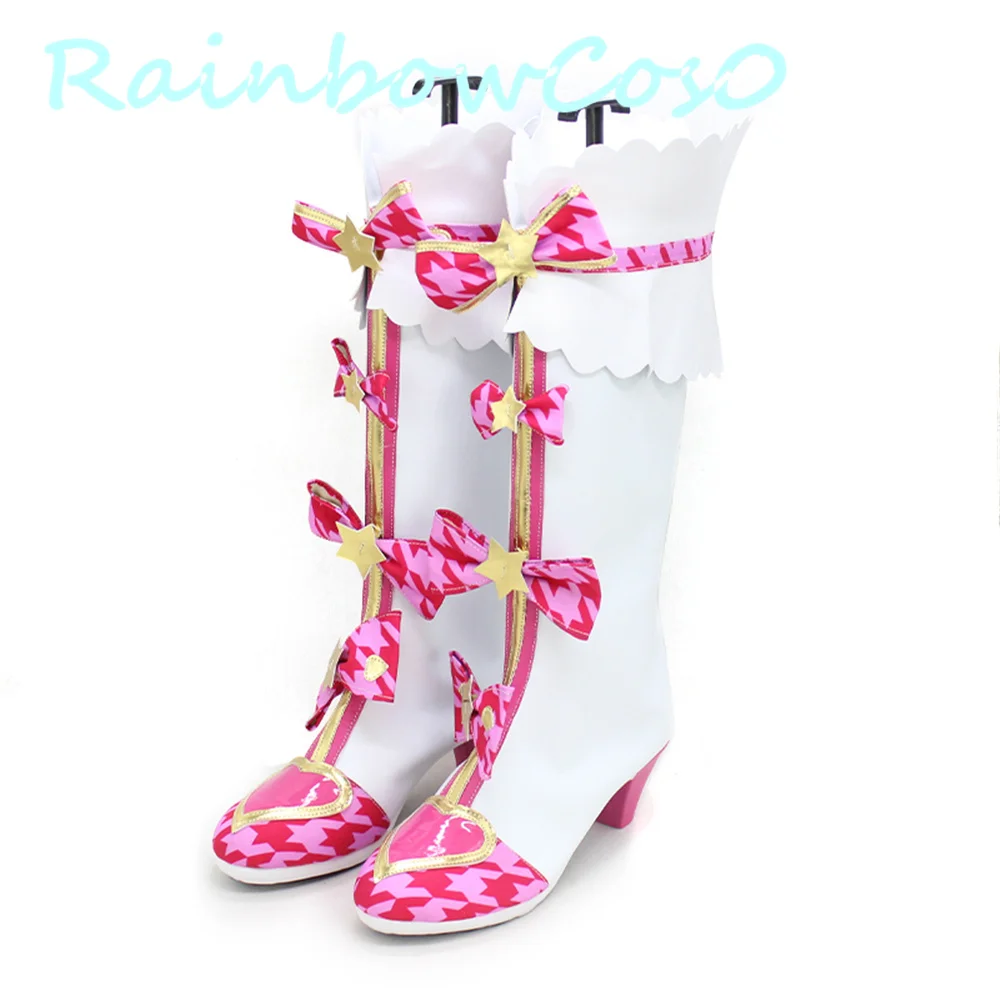 Pripara Manaka Laala Cosplay Sapatos Botas Jogo Anime Carnaval Festa Halloween RainbowCos0 W1770