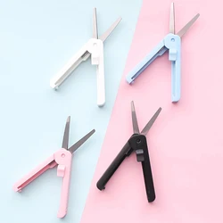 Mini tijeras portátiles de papelería, tijeras pequeñas de seguridad plegables, tijeras de bolsillo, tijera linda, bricolaje