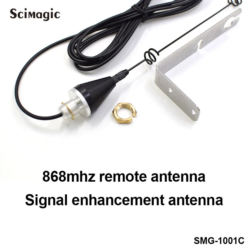 Free Shipping 868Mhz Antenna for Gate Garage Radio Signal Booster Wireless RepeaterRadio Signal Booster Wireless Repeater 868