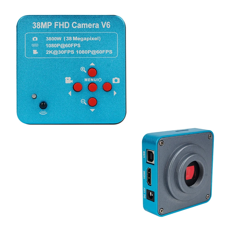 Soporte de banco de trabajo pequeño, microscopio de cámara Digital Industrial, soldadura para teléfono, reloj, reparación SMD/SMT, 38MP, 60FPS, gran oferta