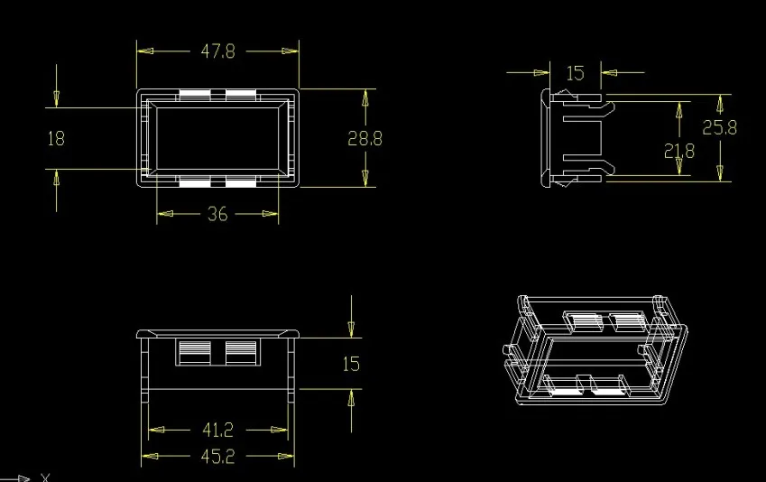 Electronic Counter / 3 Bit 0.56 Digital Tube Display Gauge Head / Pulse Count / Packing Line Count