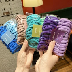 50/100PCS 5cm Hair Rope For Women Seamless Towel Loop Korea Hair Bands Gril Fashion Hair Accessories Headdress 2020 New