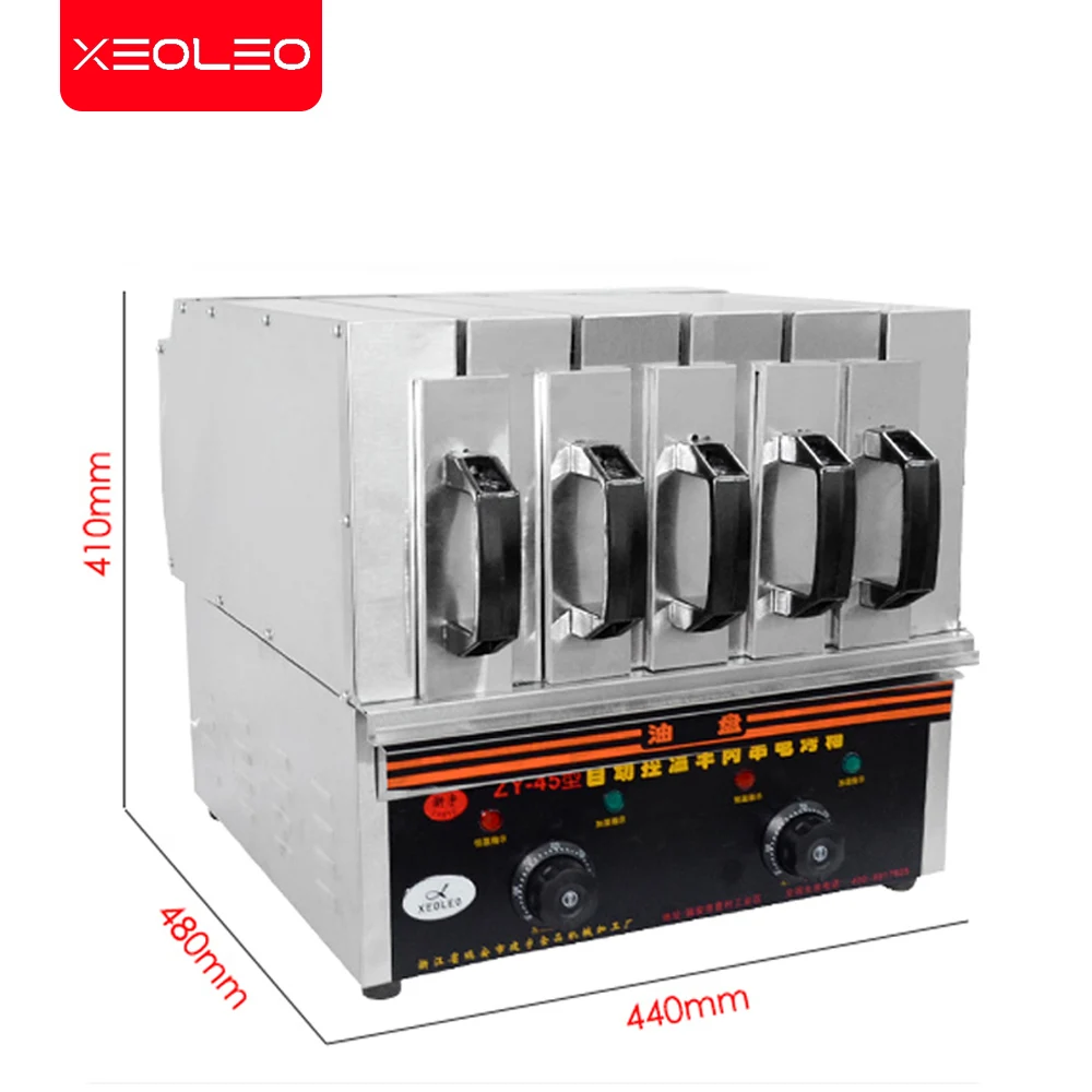 XEOLEO Commercial 3600W 5 Groups Electric BBQ Grill Machine Smokeless Grill Kebab Barbecue Machine Electric Skewer Machine