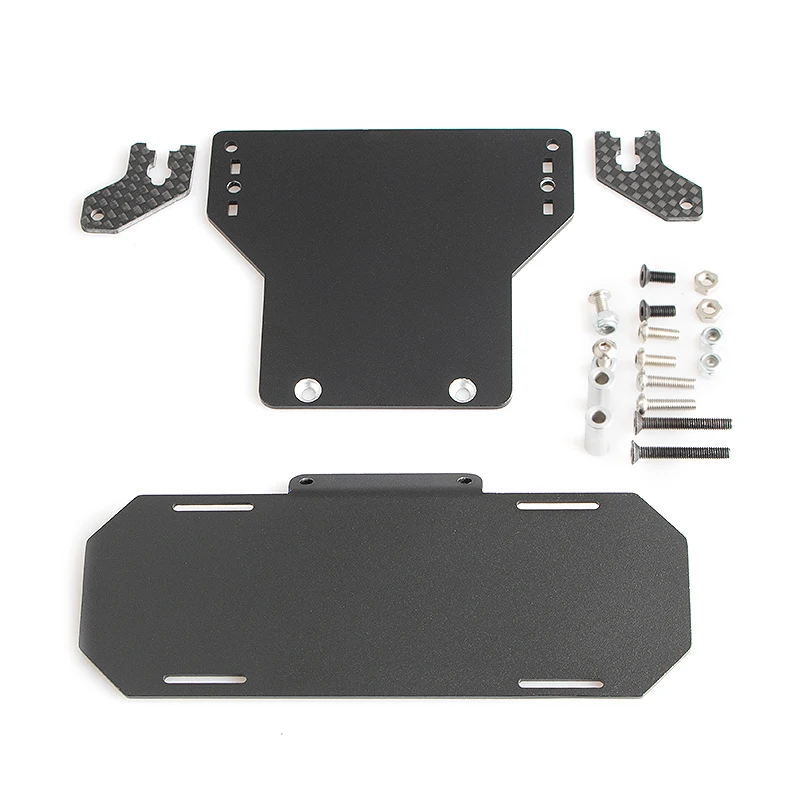KYX Racing Metal Modified Forward Battery Tray Set DIY Upgrades Parts Accessories for RC Crawler Car Axial SCX10 II 90046 90047
