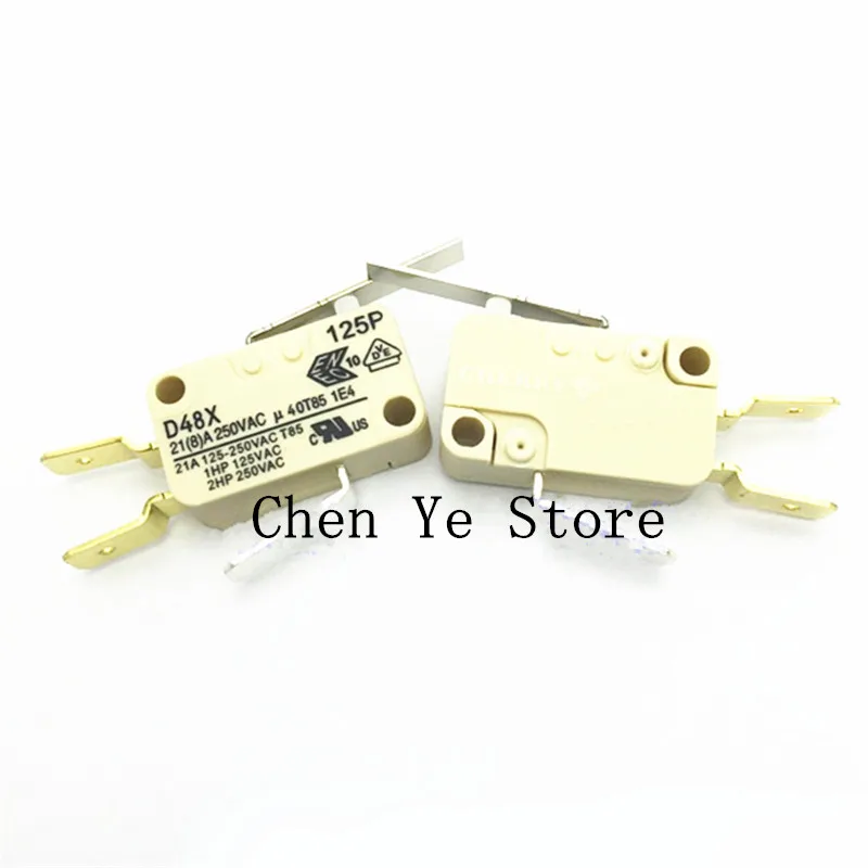 Free Shipping10PCS 100% NEW Large micro switch D48X high current 21A250V water heater limit switch