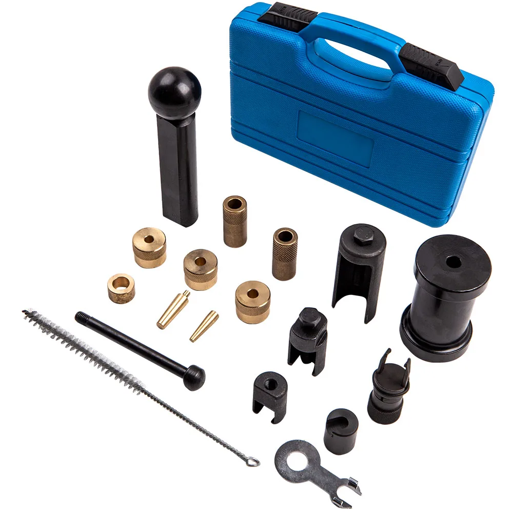 18PcsEngine Injector Puller Removal Installer Tool Kit  For Audi VW 3.0 3.6FSI Engines Repair Set