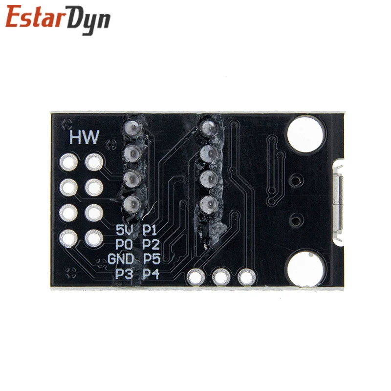 ATtiny13A / ATtiny25 / ATtiny45 / ATtiny85 Wtykowa płytka programowania rozwojowego ATTINY