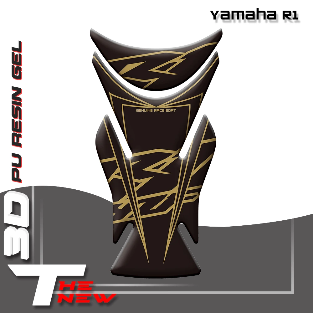 High quality 3D Motorcycle Tank Pad Protector Decal Sticker Case Tankp Stickers For Yamaha R1 2007 2008