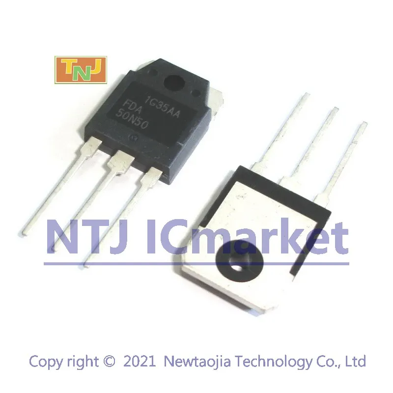 5 PCS FDA50N50 TO-3P FDA 50N50 500V N-Channel MOSFET Transistor