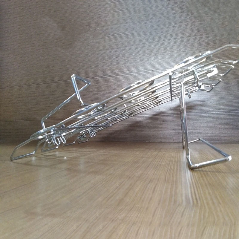 Diy Ice Cream Cone Holder Stainless Steel Ice Cream Cone Display Rack Baking Cake Cone Cupcake Cooling Tray Rack Holder Stand