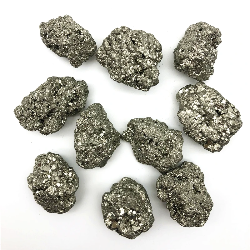 1/4 lb Iron Pyrite Fools Gold Gemstone Crystals Natural Chispa Gem Rock Specimen