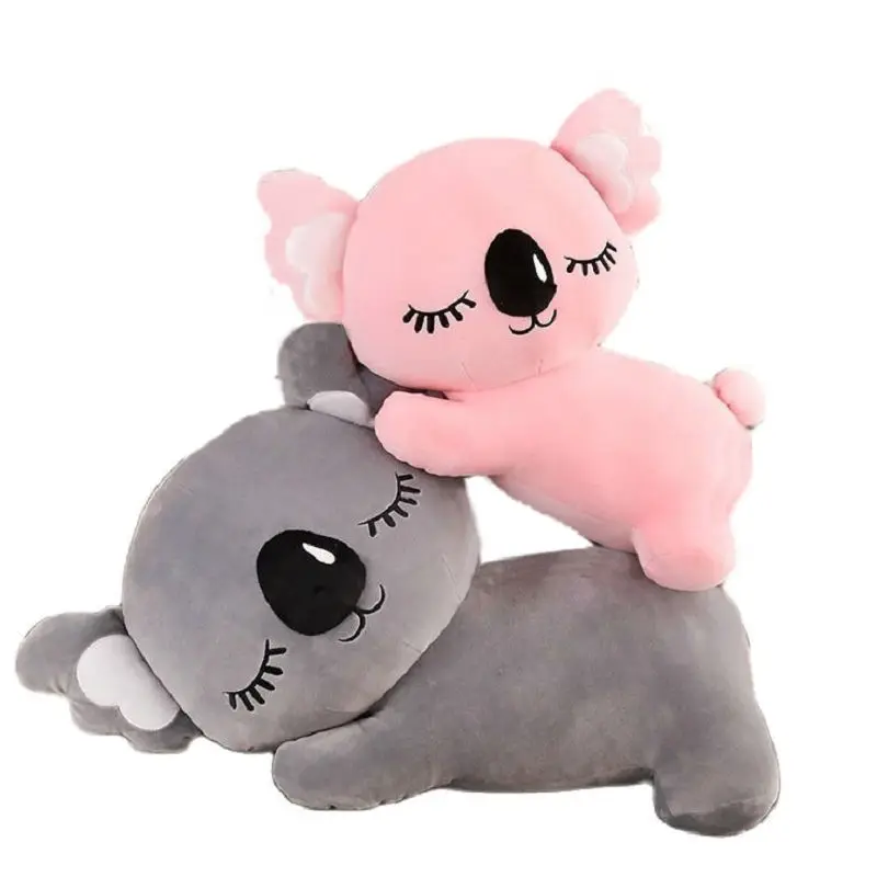 

35-75cm Super Soft koala plush toys stuffed animal koala plush pillow Hug Sleeping cushion for toys grey pink birthday gift