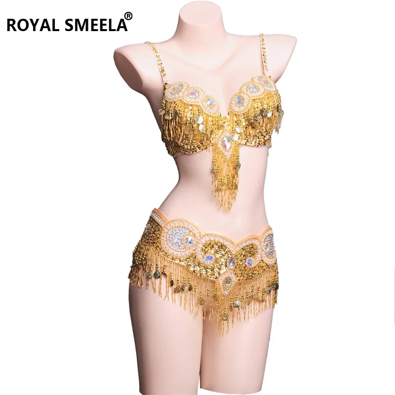 Women Bellydance bra belt belly dancing clothes belly dance wear carnival costume belly dancing Bra and belt belly dance costume