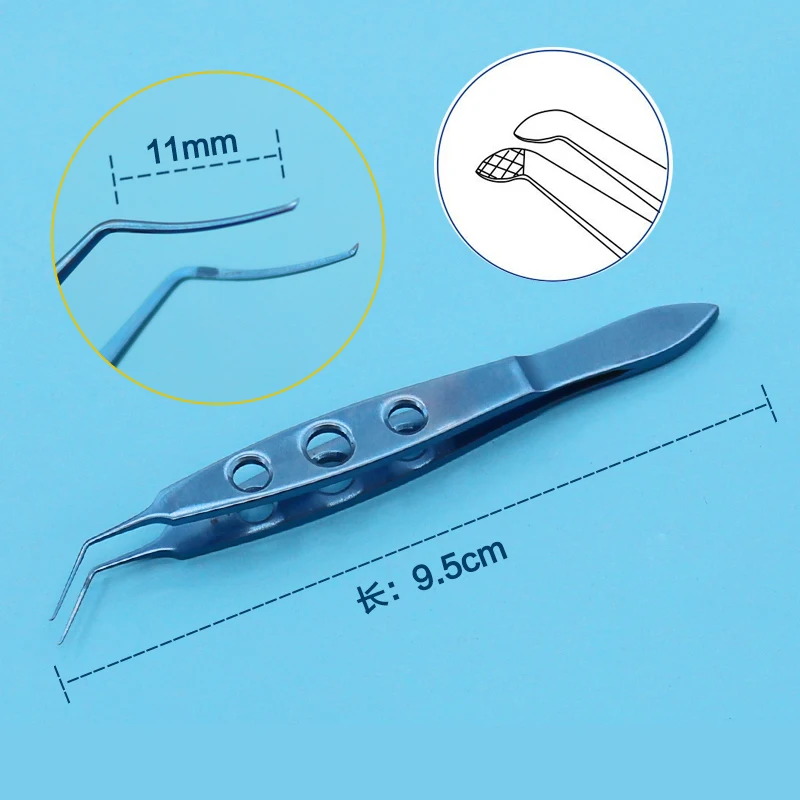 

Titanium Nevyas Capsulorhexis Forceps Cystotome Shapped Tips