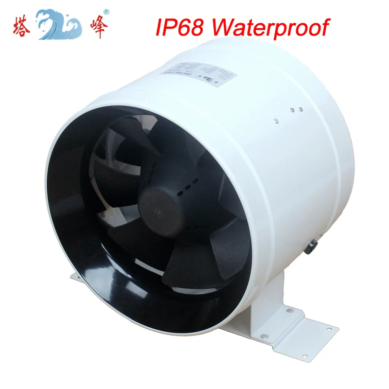 10 inch greenhouse inline duct fan blower water proofing large air flow fan outdoor