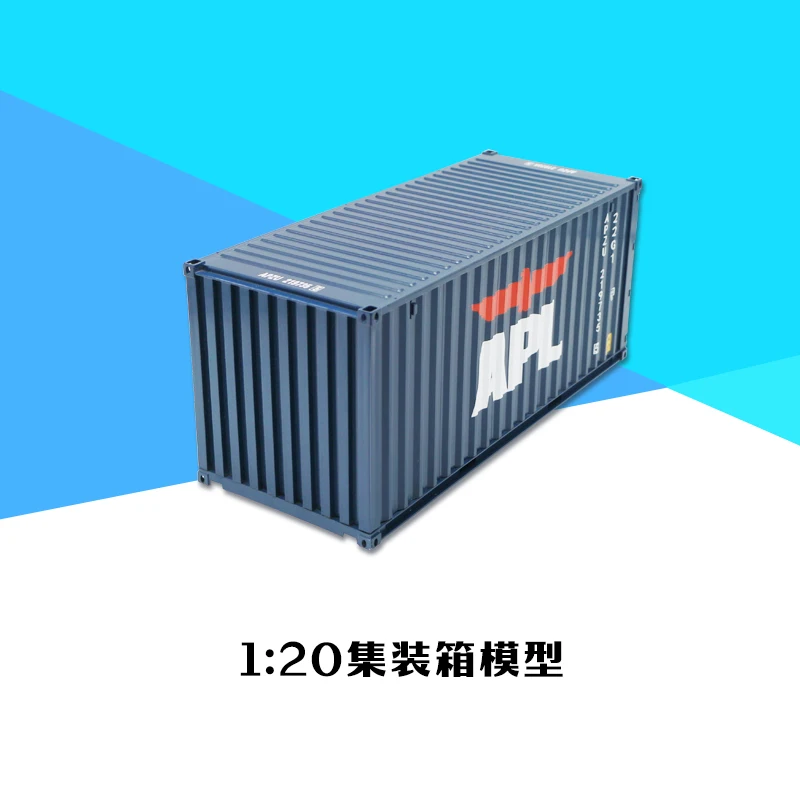 Collectible Toy Model Gift 1:20 Scale APL Shipping Express 20 GP Truck,Ship Container Model For Business Gift,Display